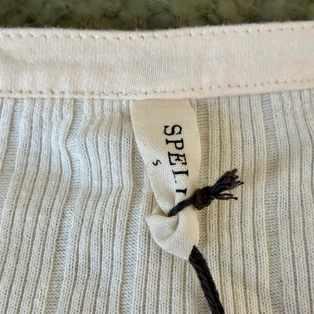 Spell Stella Ribbed Henley Dress, Sm, NWT! - Picture 5 of 6